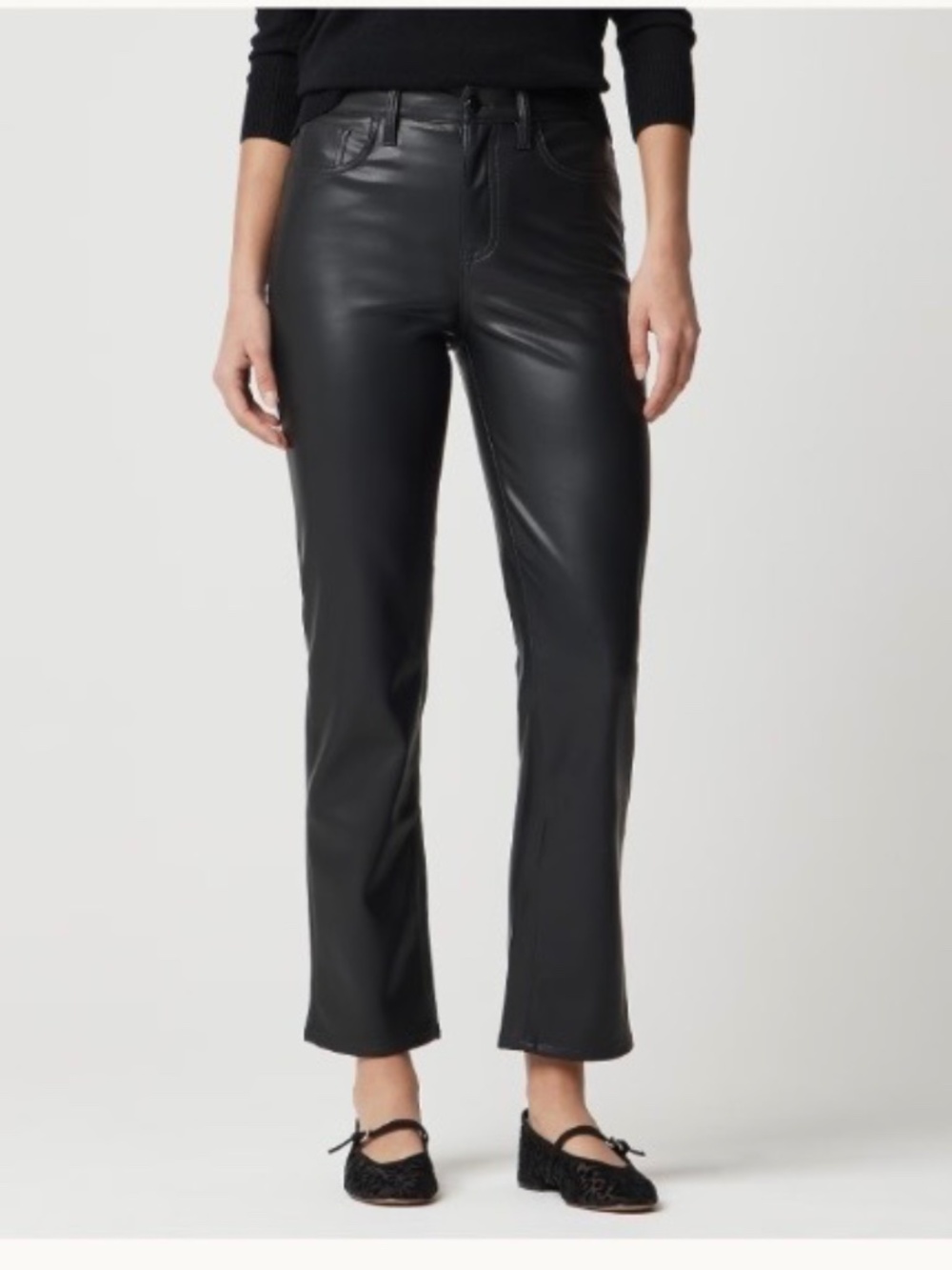 Jcrew faux leather pants